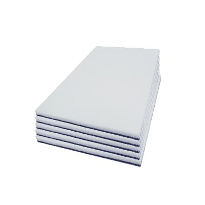 14 x 20 Rectangular Melamine Floor Cleaning Pads - Case of 5