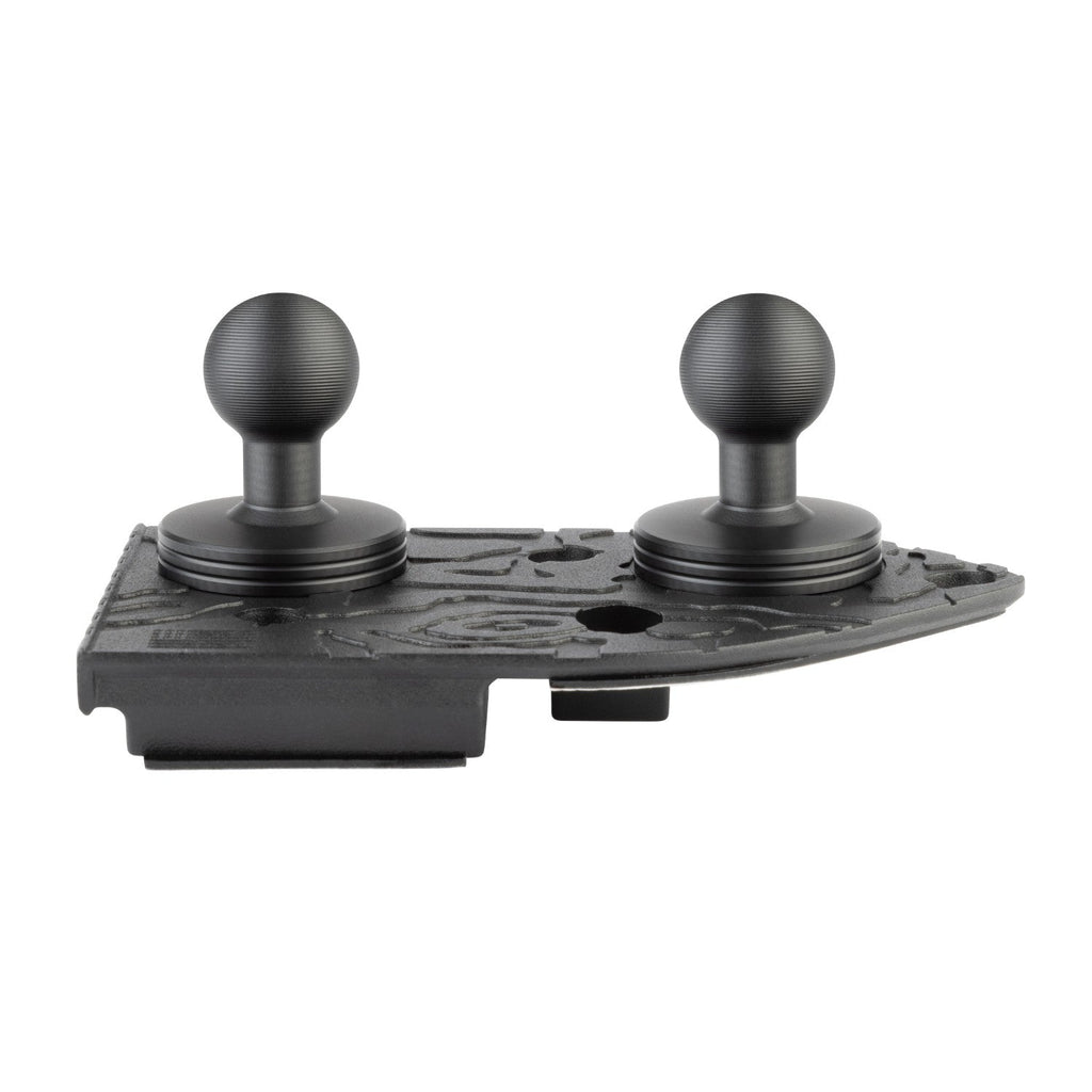 Mounting Base for 2018-2023 Jeep Wrangler JL + 2020-2023 Jeep Gladiator - Passenger Side Dual Ball