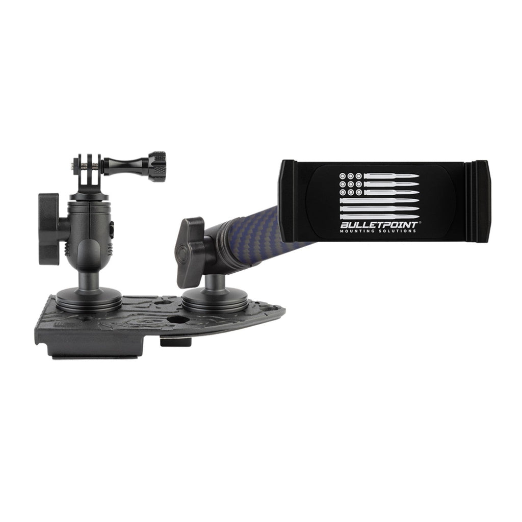 2018-2023 Jeep Wrangler JL + 2020-2023 Jeep Gladiator Passenger Side Jeep Phone Mount & Action Camera Mount