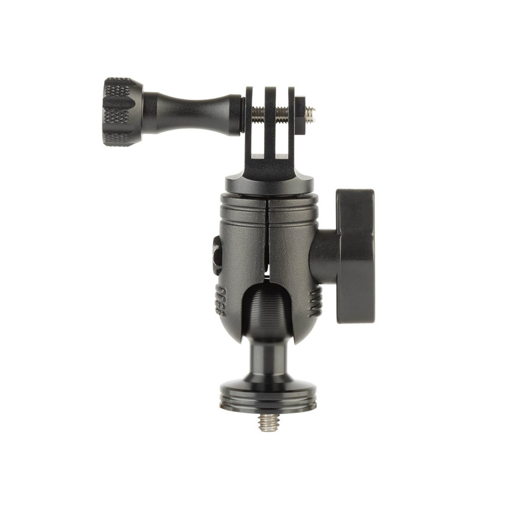 1/4-20 Aluminum Camera Adapter with 20mm Ball + Action Camera GoPro Mount