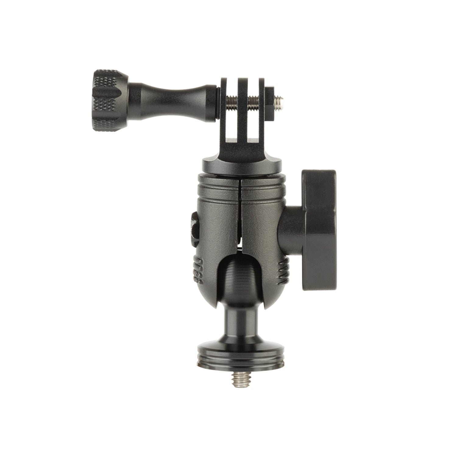 1/4-20 Aluminum Camera Adapter with 20mm Ball + Action Camera GoPro Mount