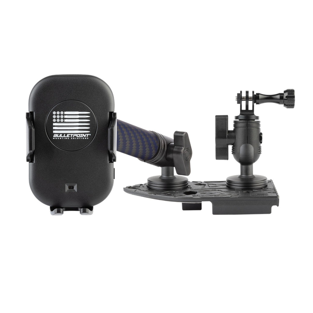 2018-2023 Jeep Wrangler JL + 2020-2023 Jeep Gladiator Driver Side Jeep Phone Mount & Action Camera Mount