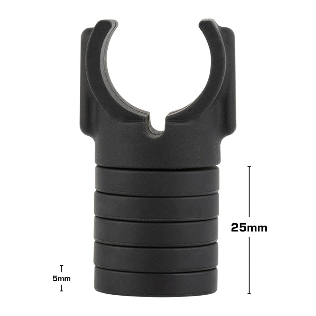 Height-Adjustable Mounting Arm Support Add-On with Charging Cable Channel