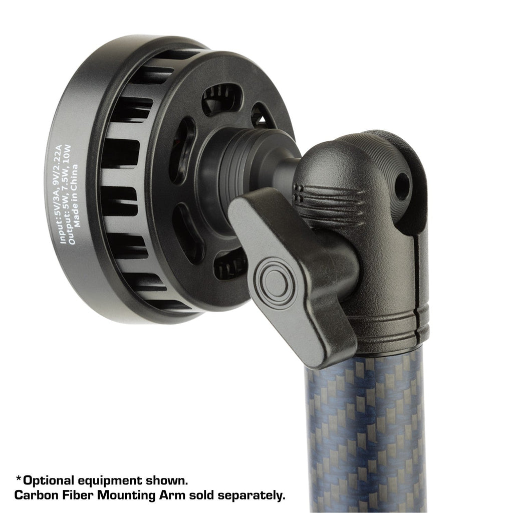 MagSafe-Compatible Wireless Phone Charger with Cooling Fan + 20mm Ball Mount