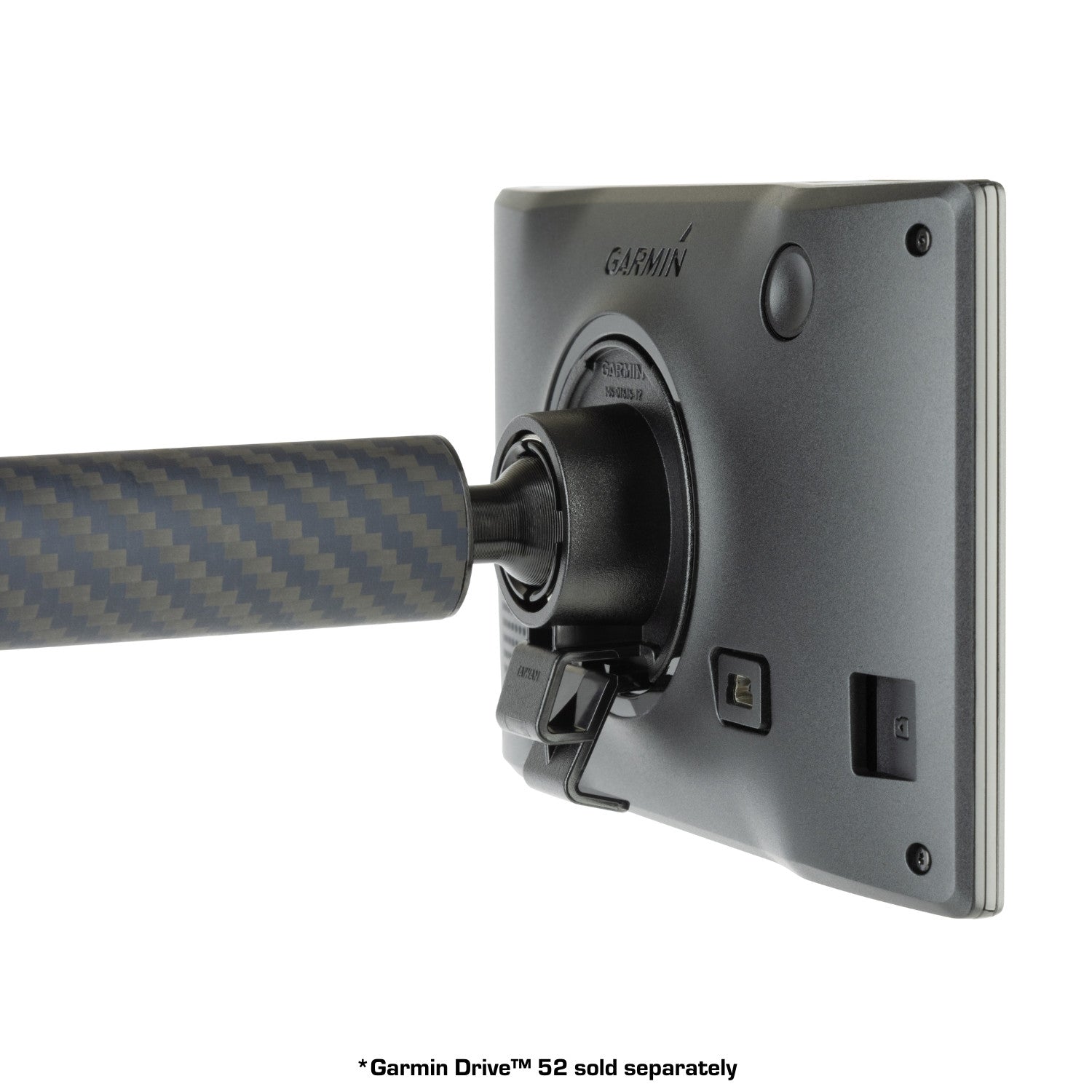 Carbon Fiber/Kevlar Hybrid Mount Arm with 17mm Ball - Compatible with Select GPS. Ipad and Wireless Phone Chargers