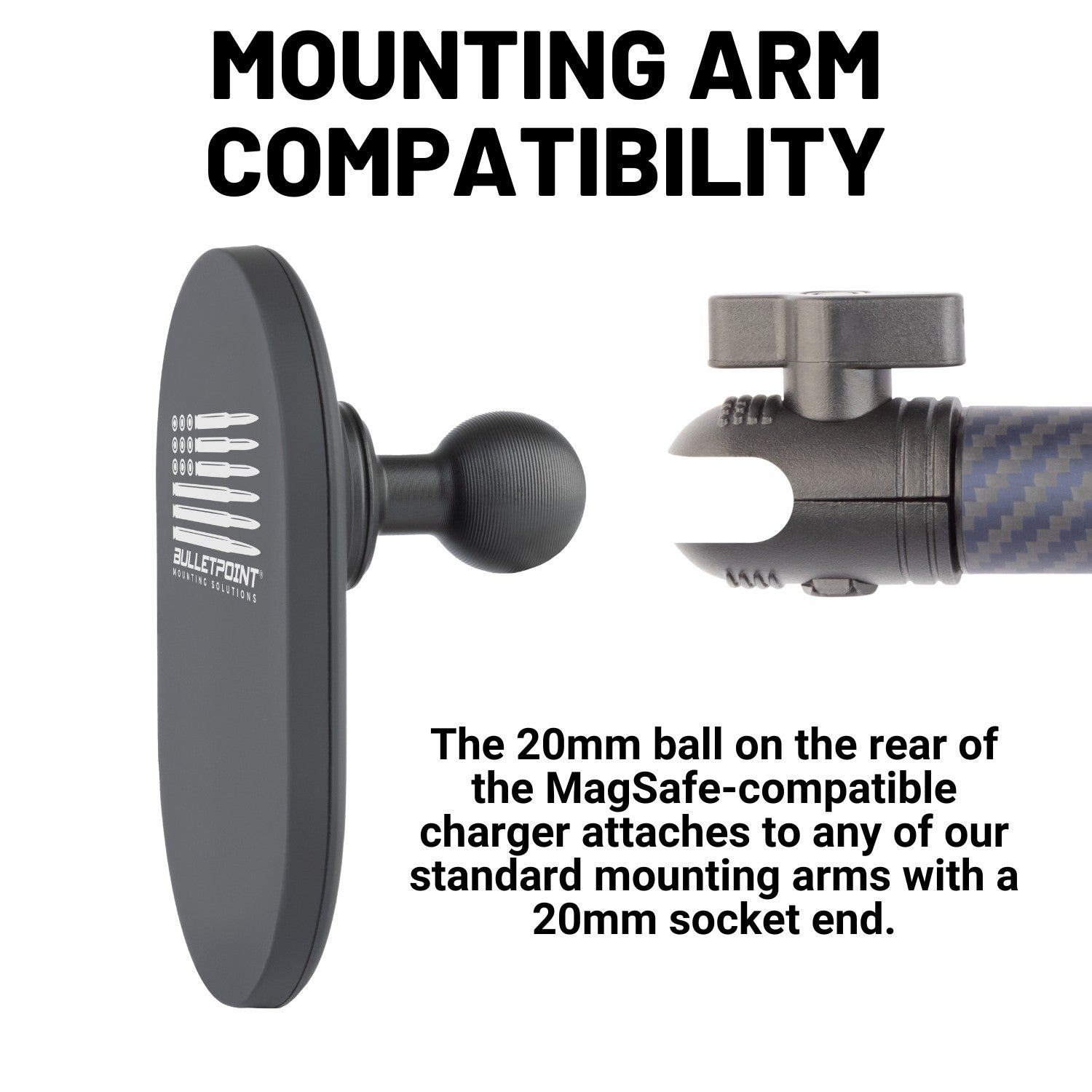 Bulletpoint MagSafe Compatible Wireless Phone Charger