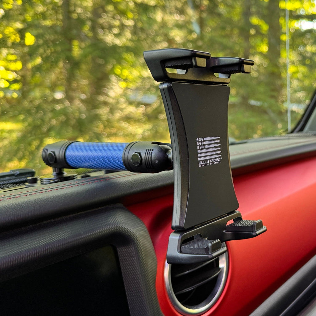 Tablet Holder - Compatible with iPad. iPad Mini and Samsung Tablets - Base Sold Separately