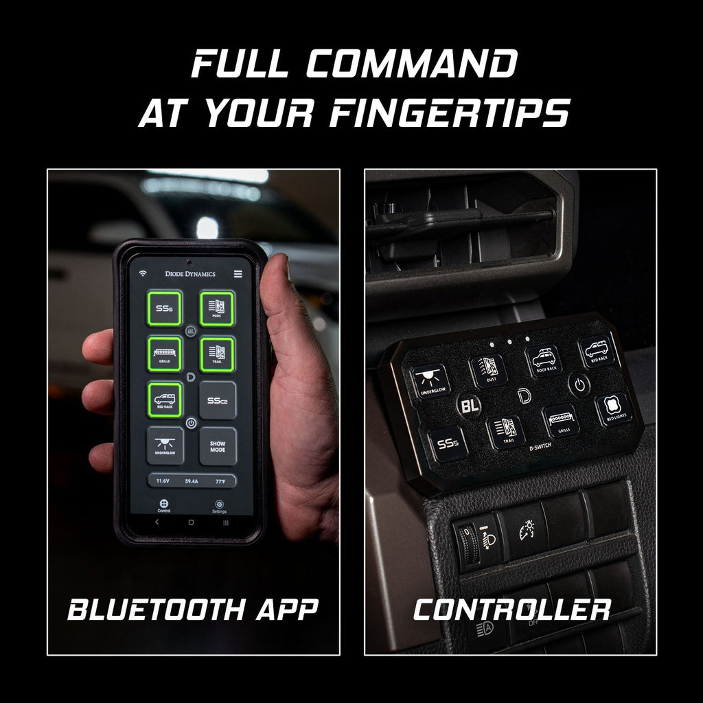 Diode Dynamics D-Switch 8-Channel Switch Panel