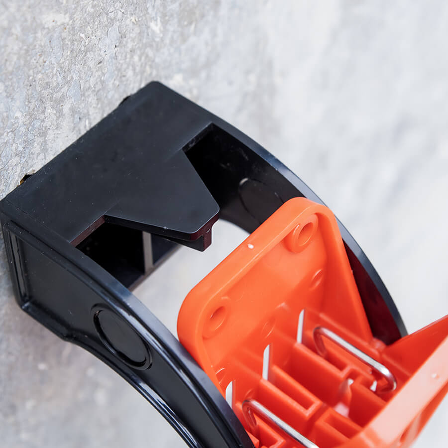 MJJC Wall Mounted Carpet and Mat Clamp 4-Pack