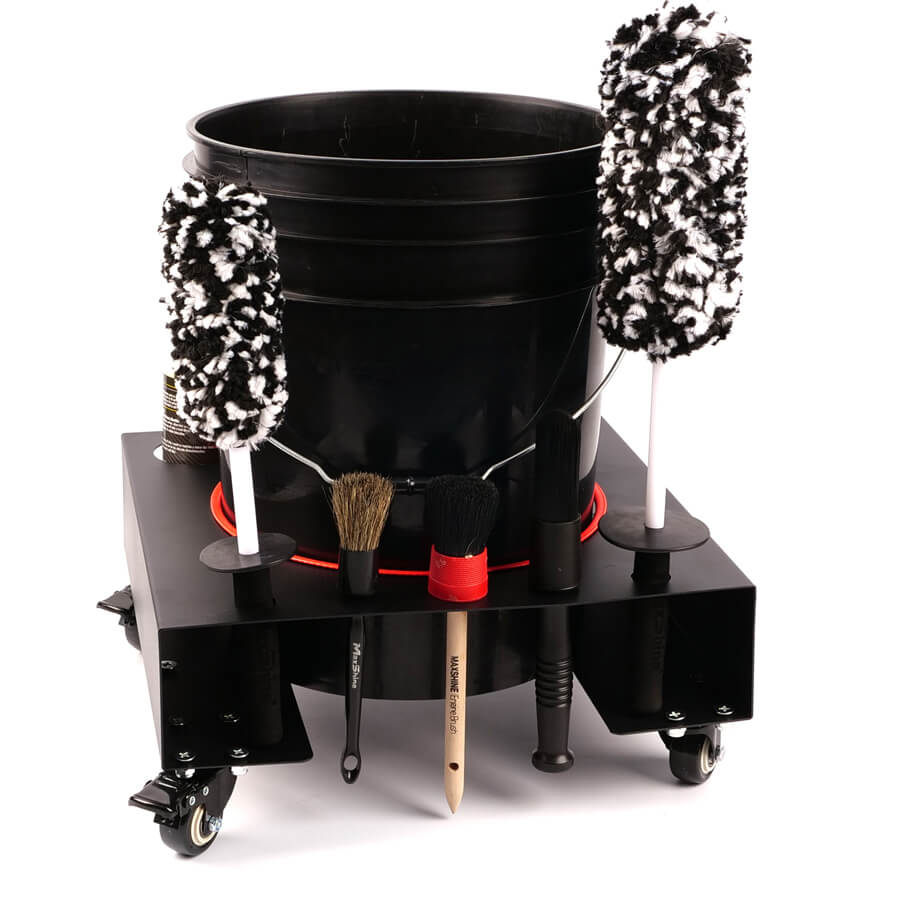 Maxshine Metal Bucket Dolly Black H12