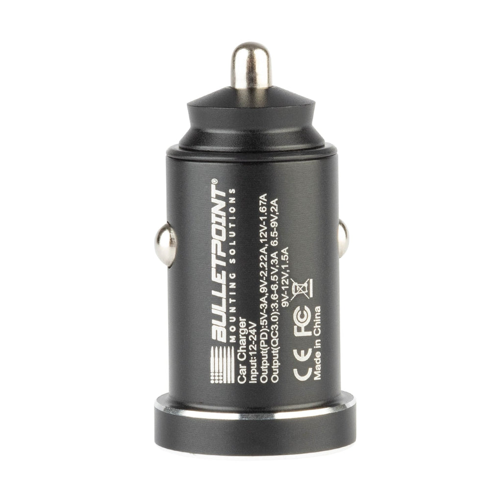 12V Cigarette Lighter Dual Socket USB-C + USB QC 3.0 Power Adapter