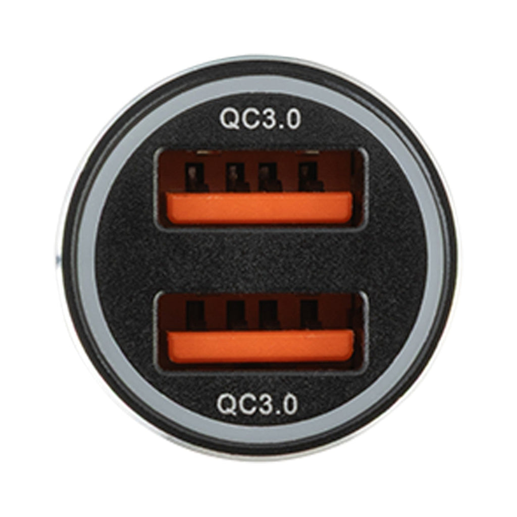 12V Cigarette Lighter Power Adaptor with Dual USB-A Ports