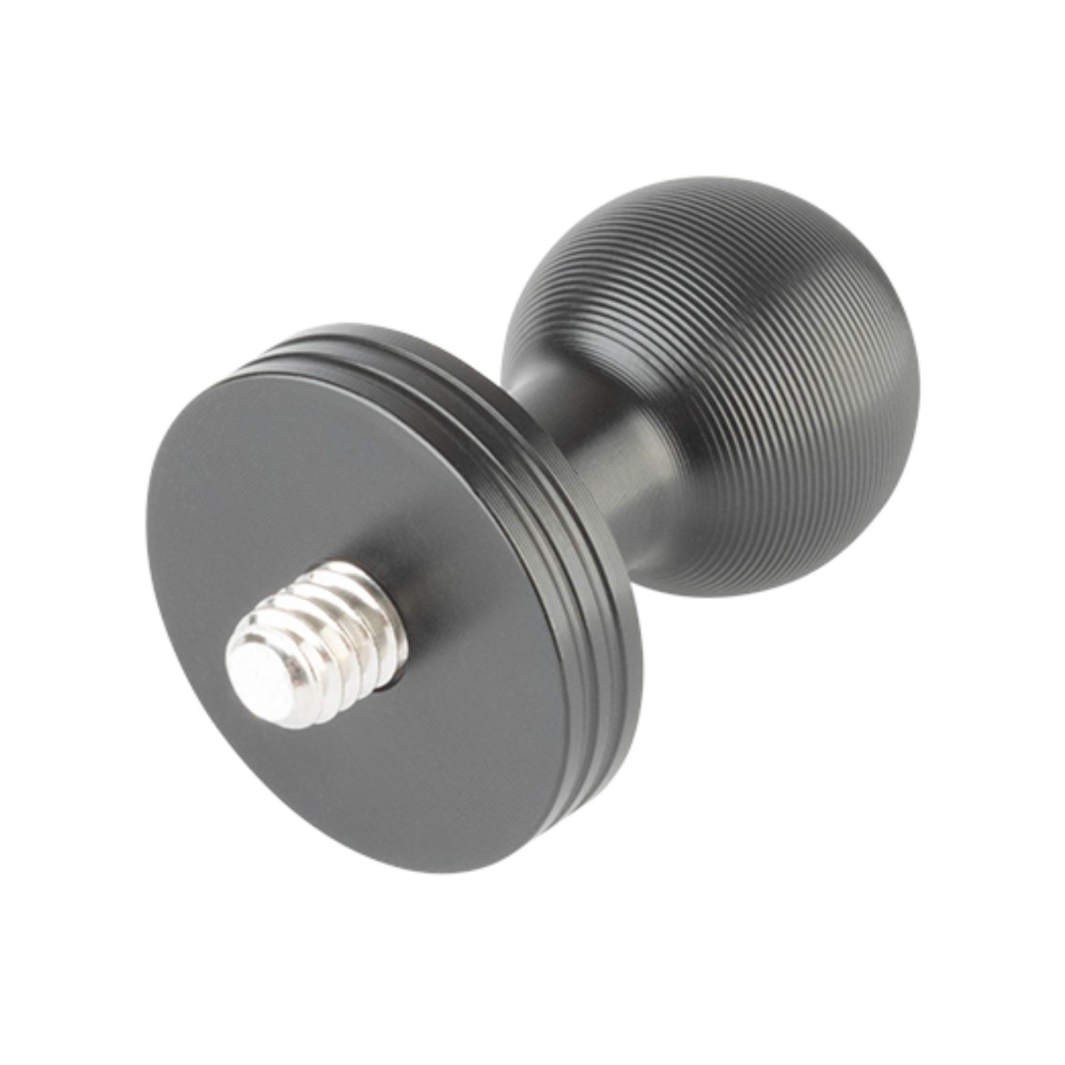 1/4-20 Aluminum Camera Adapter with Integrated 20mm Ball