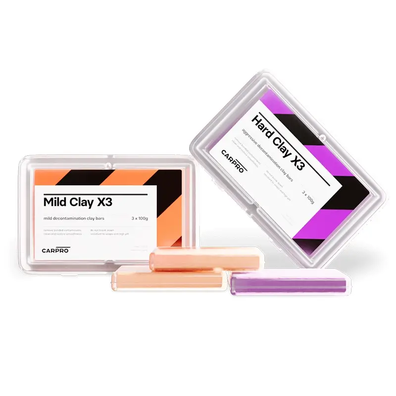 CARPRO Claybar 3 Pack Set (Mild or Hard)