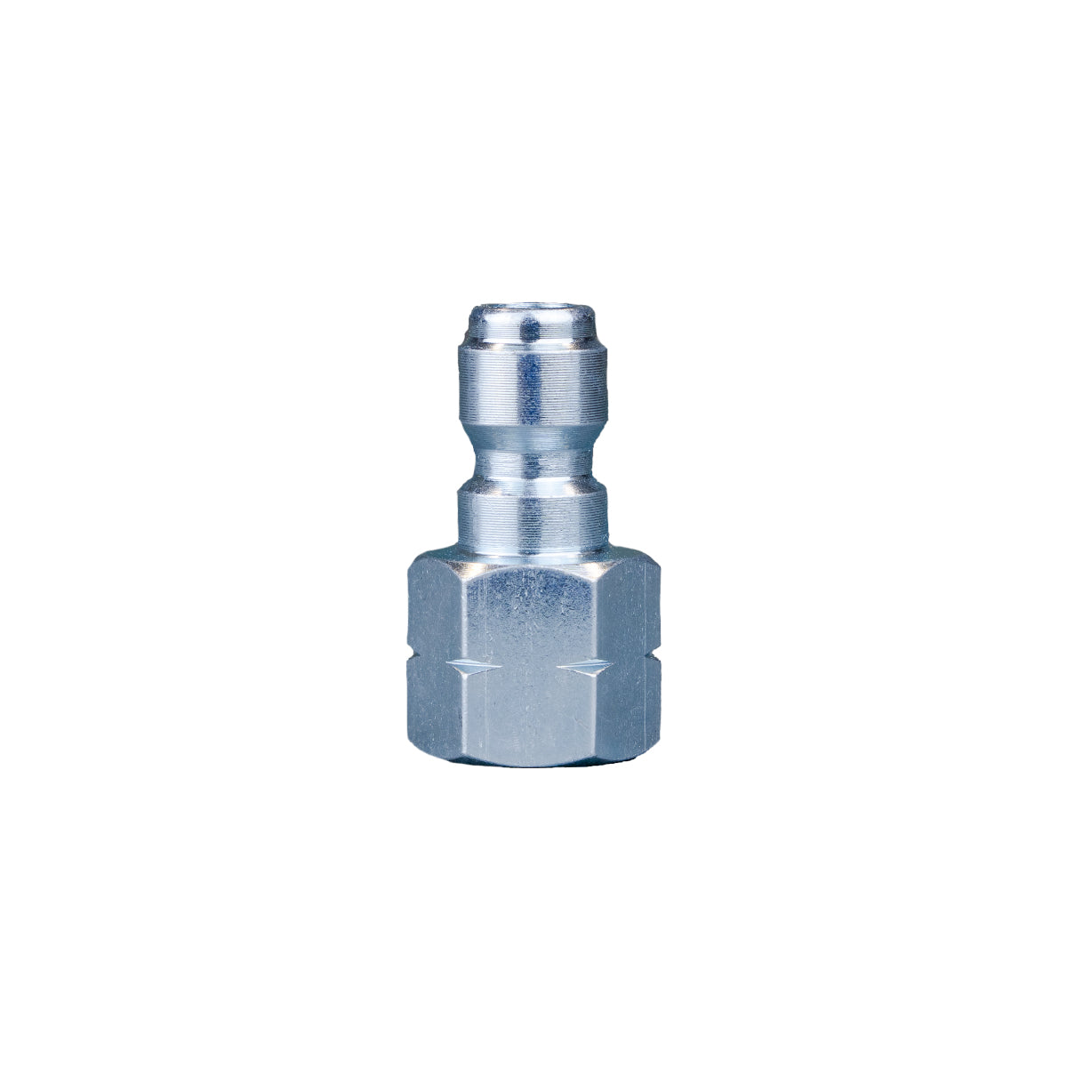 1/4 Legacy Zinc-Plated Steel Male Quick Connect Plug Coupler w/ Female Pipe Thread (FPT)